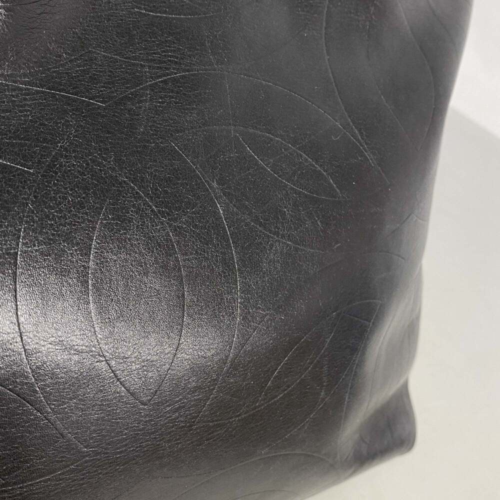 CHANEL Black Lambskin Leather Tote Bag - Picture 9 of 10